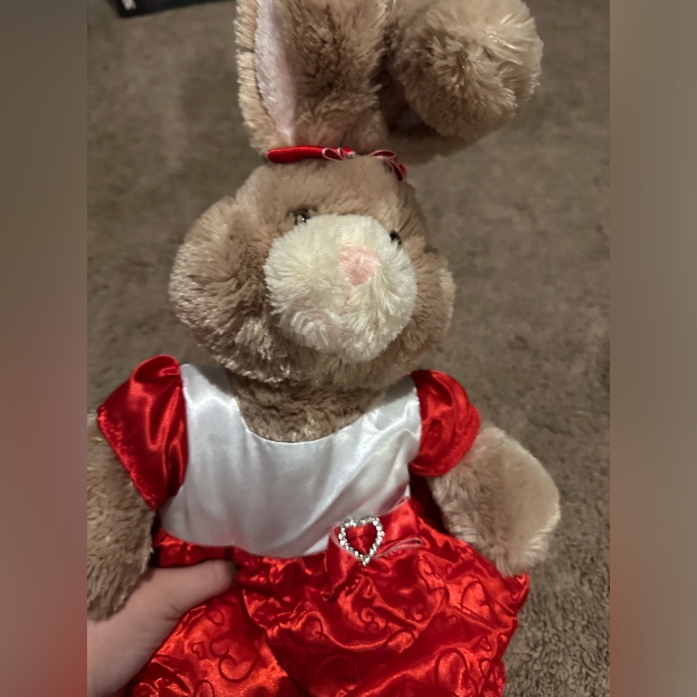 Vintage Rabbit Build-A-Bear with Outfit